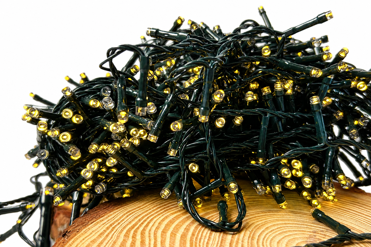 Cordão de LED Strobo 40m com 1500 Leds e Conector Solar