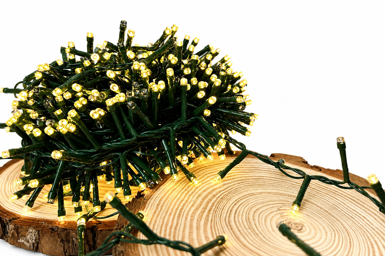 Cordão de Led Decorativo Strobo 10m – Branco Quente