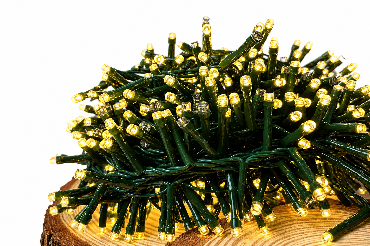 Cordão de Led Decorativo Strobo 10m – Branco Quente
