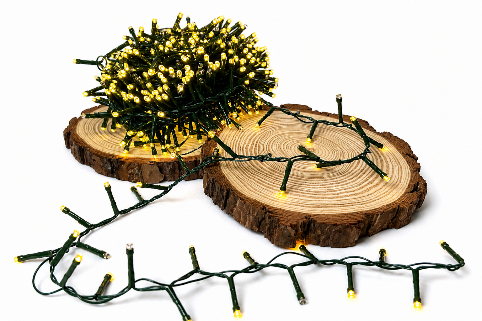 Cordão de Led Decorativo Strobo 10m – Branco Quente