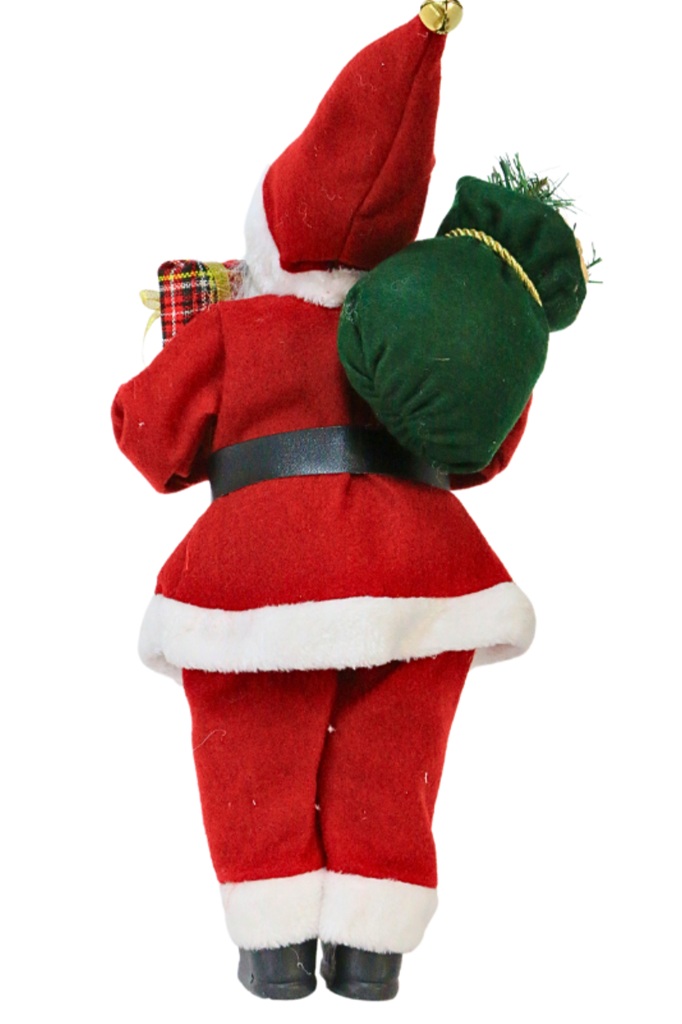 Papai Noel Decorativo Vermelho e Branco