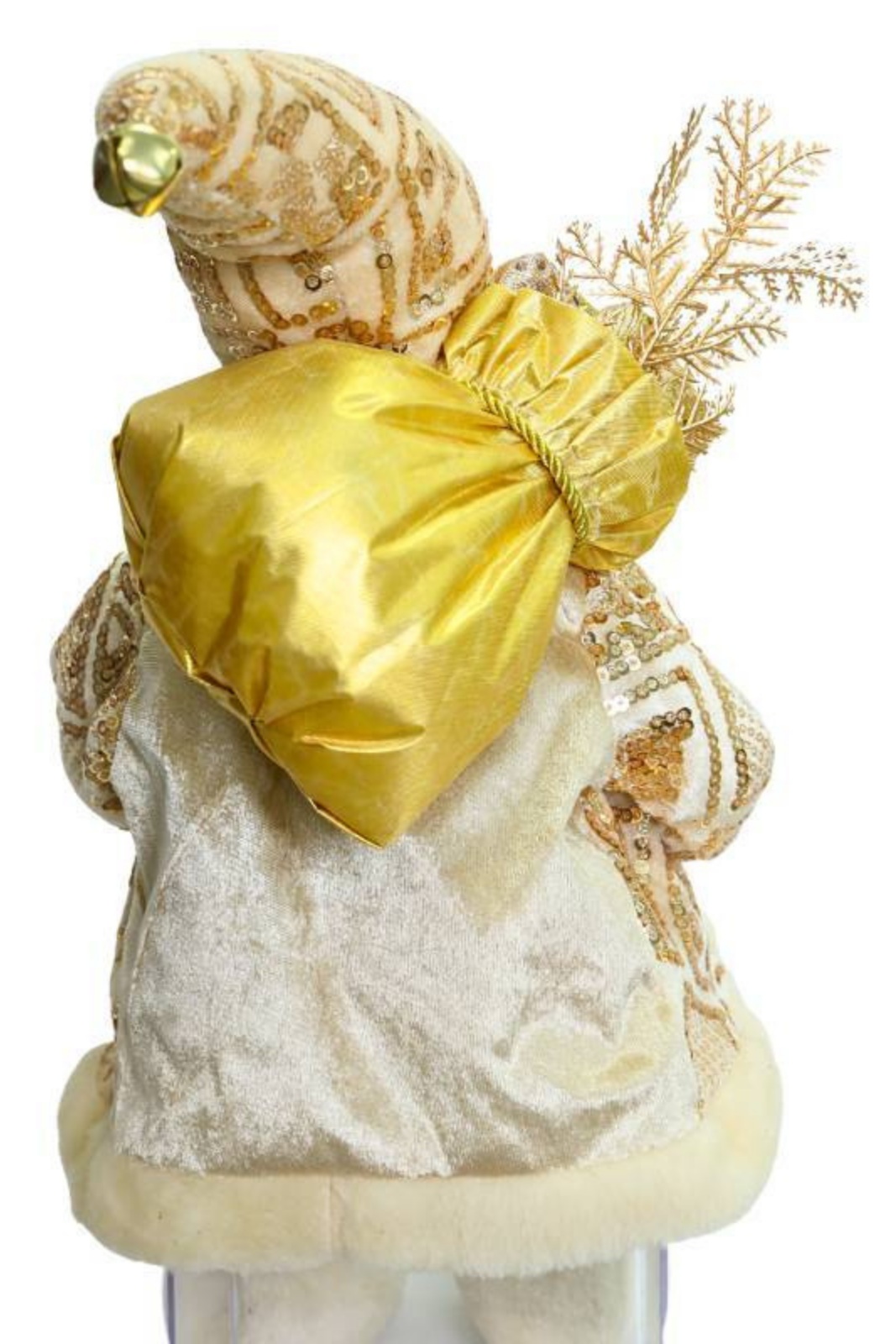 Papai Noel Sentado Dourado Dinatale 2